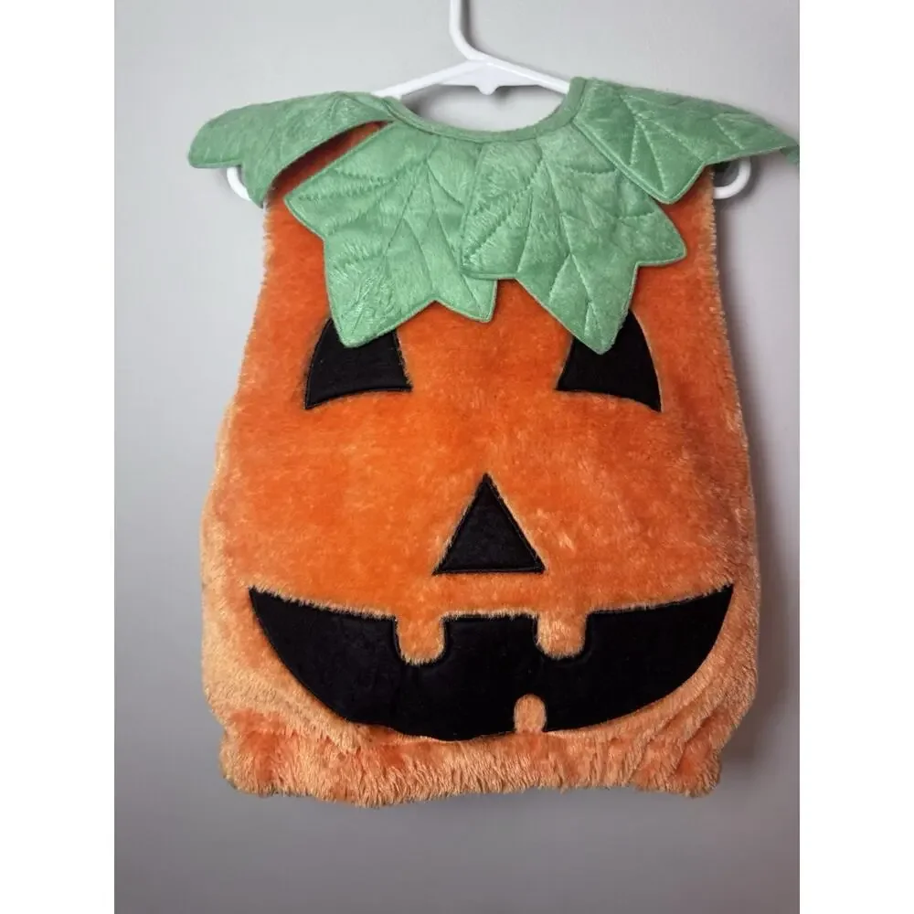 spooktacular creations Plush Big Soft Pumpkin Costume 2 Pieces 12-24 Months